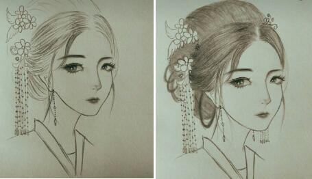 二月二，電力作家坐家“戰(zhàn)疫”新作——觀美姬素描遙寄故鄉(xiāng)九妹