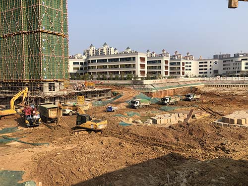 中國安能第二工程局湖畔學(xué)苑項(xiàng)目部“戰(zhàn)疫情，抓復(fù)工”