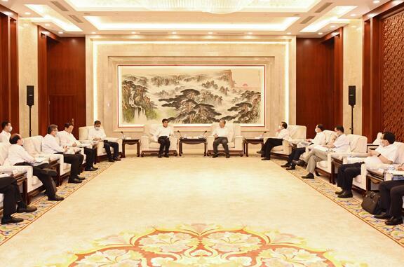 舒印彪拜會山東省委書記劉家義、省長李干杰
