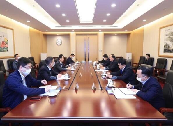 毛偉明會見上海市委常委、副市長吳清