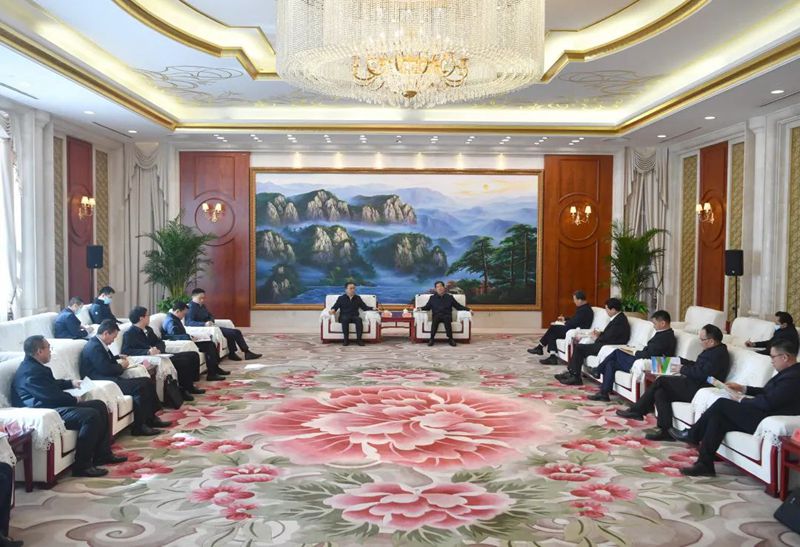 鄒磊拜會(huì)寧夏回族自治區(qū)黨委書記、人大常委會(huì)主任陳潤(rùn)兒