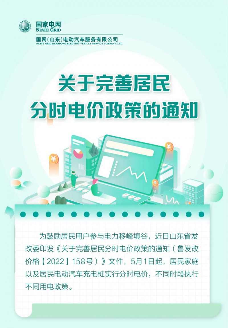 山東居民分時電價政策，5月1日開始執(zhí)行！