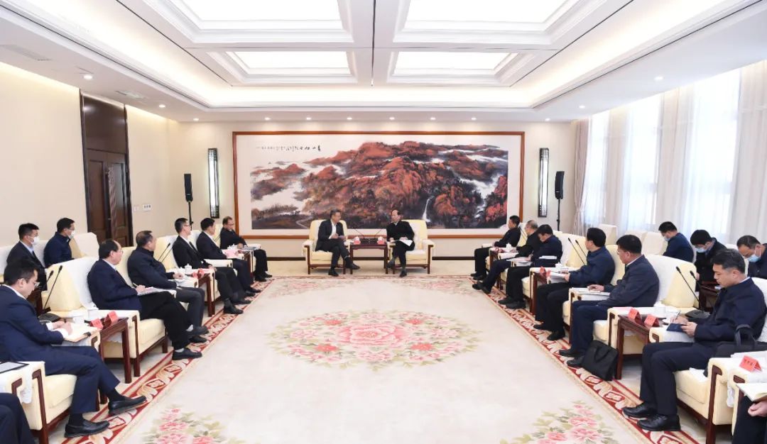 錢智民、江毅拜會內蒙古自治區(qū)黨委書記、人大常委會主任石泰峰