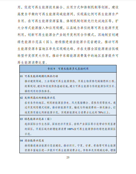 發(fā)改委、能源局等九部委聯(lián)合印發(fā)發(fā)布“十四五”可再生能源規(guī)劃！