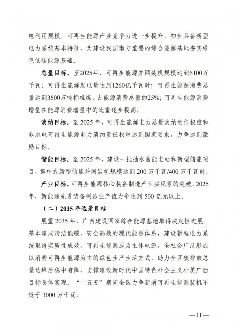 廣西“十四五”規(guī)劃：大力發(fā)展光伏發(fā)電，到2025年新增光伏裝機(jī)15GW！