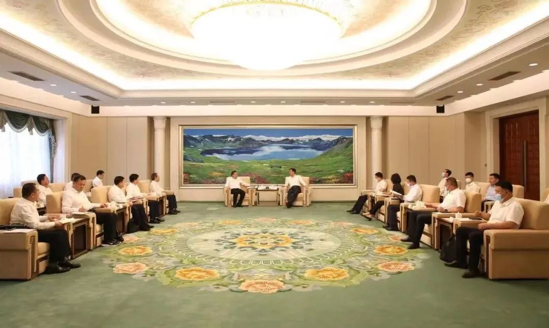 中國能建黨委書記、董事長宋海良拜會吉林省委常委、長春市委書記張志軍
