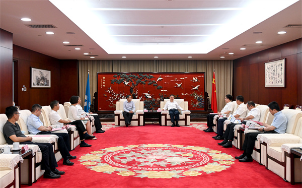 溫樞剛會(huì)見中國(guó)信達(dá)黨委書記、董事長(zhǎng)張衛(wèi)東