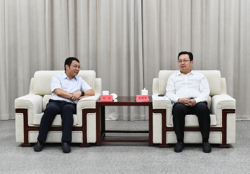 劉源拜會河北省委常委、副省長，雄安新區(qū)黨工委書記、管委會主任張國華