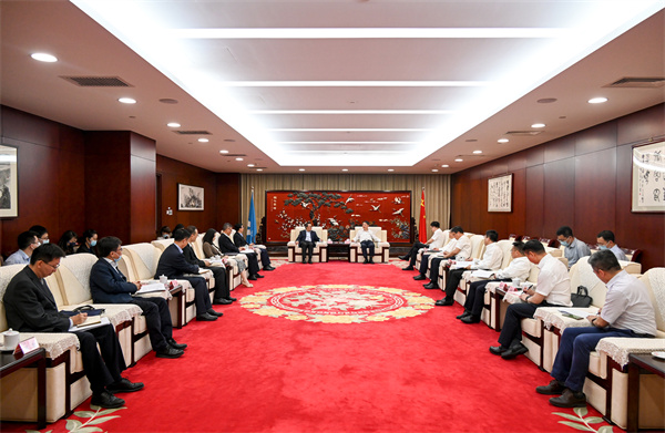 溫樞剛會(huì)見中國(guó)進(jìn)出口銀行黨委書記、董事長(zhǎng)吳富林