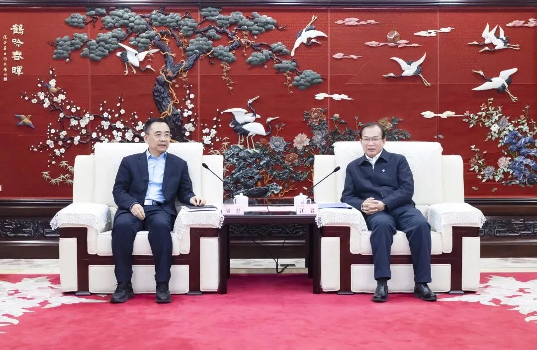 鄒磊、劉明勝拜訪中國(guó)華電董事長(zhǎng)江毅、總經(jīng)理葉向東