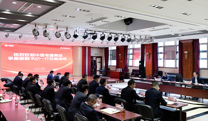中國電建黨委副書記、董事李燕明到水電基礎局調研慰問