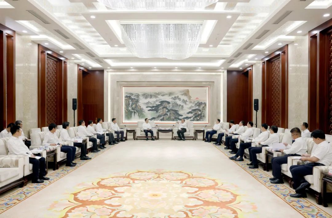大唐集團鄒磊、劉明勝拜會山東省委書記林武、省長周乃翔