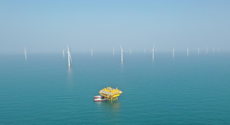 山東首個(gè)百萬(wàn)千瓦級(jí)海風(fēng)基地！國(guó)家電投半島南U1一期并網(wǎng)發(fā)電