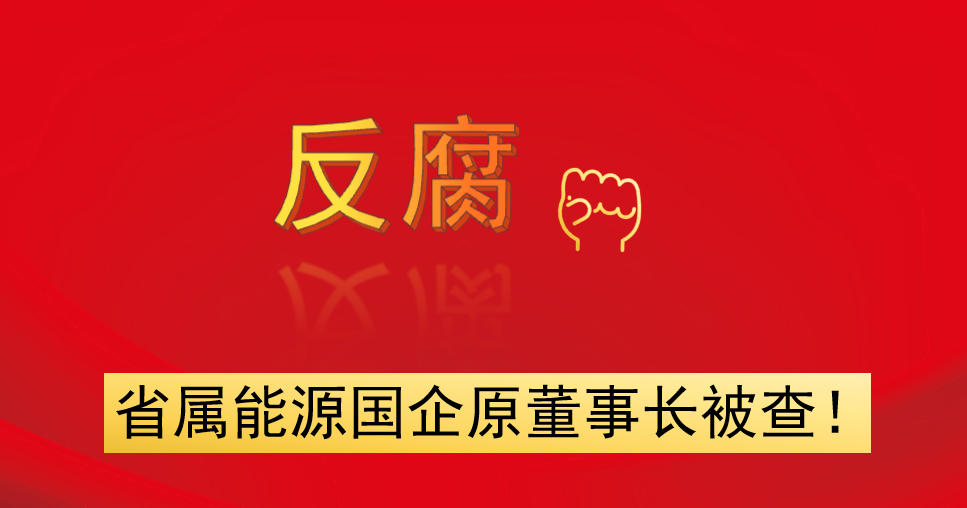 省屬能源國企原董事長被查！
